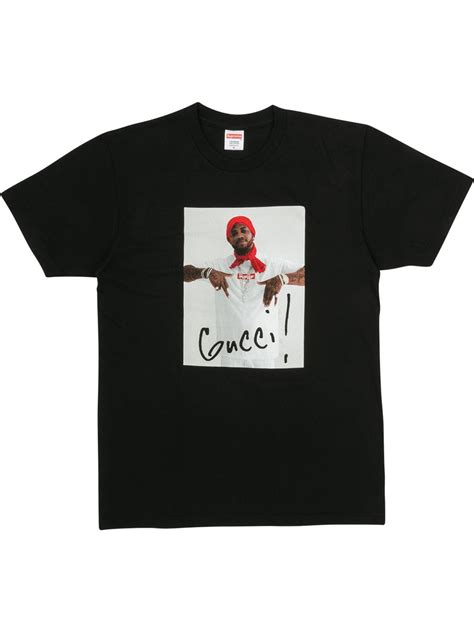 supreme gucci tshirt|supreme gucci mane black.